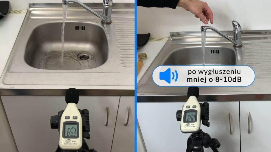 Jak wygłuszyć zlewozmywak? Porady isolacja akustyczna Izolacja ABM
