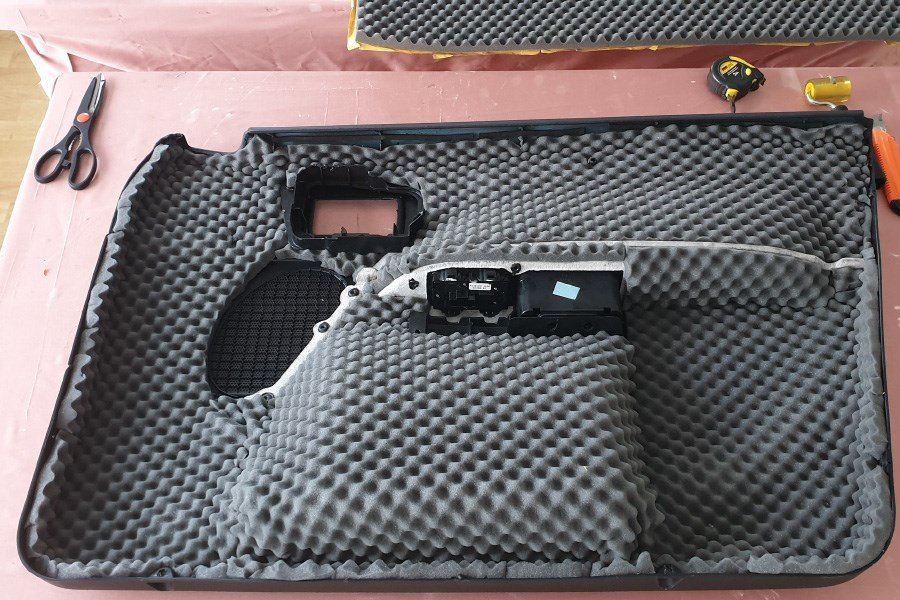 Pianka Akustyczna Pochłaniająca Dźwięk ABM FALA 20mm Pianki akustyczne pochłaniające czy pianka akustyczna wygłusza Izolacja ABM