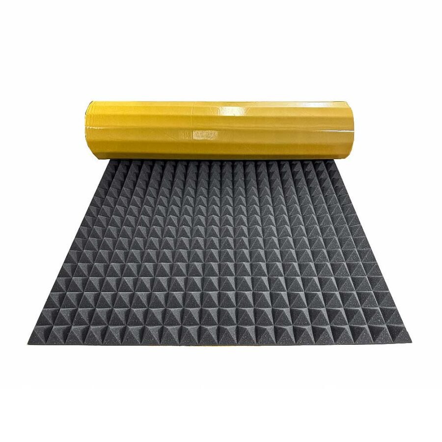 Pianka Akustyczna ABM PIRAMIDKI 50mm 50x50cm Samoprzylepna Pianki akustyczne pochłaniające czy pianka akustyczna wygłusza Izolacja ABM