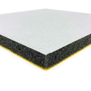 Pianka Pochłaniająca dźwięk poliuretanowa ABM Samoprzylepna, 20mm, 1m2 Pianki akustyczne pochłaniające Izolacja ABM