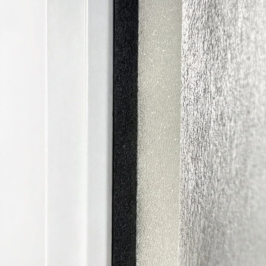 Zestaw materiałów do wygłuszania drzwi domowych, 2×2m2, Biały Zestawy Izolacja ABM